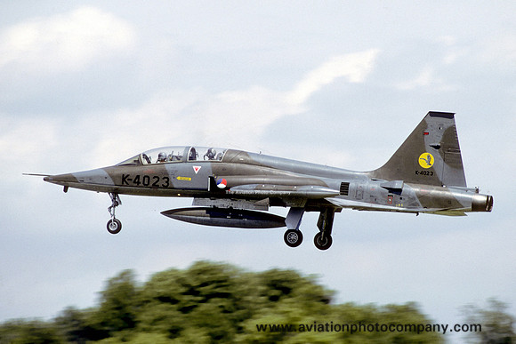 Dutch Air Force 316 Squadron Canadair NF-5B Freedom Fighter K-4023 (1987)