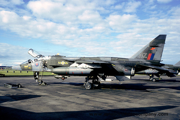 RAF 31 Squadron Sepecat Jaguar T.2 XX844/DZ (1977)