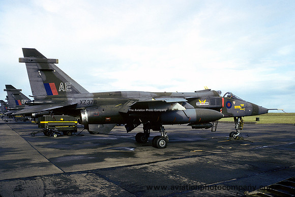 RAF 14 Squadron Sepecat Jaguar GR.1 XZ376/AE (1977)