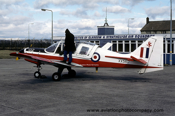 RAF Glasgow UAS SAL Bulldog T.1 XX560/02 (1979)