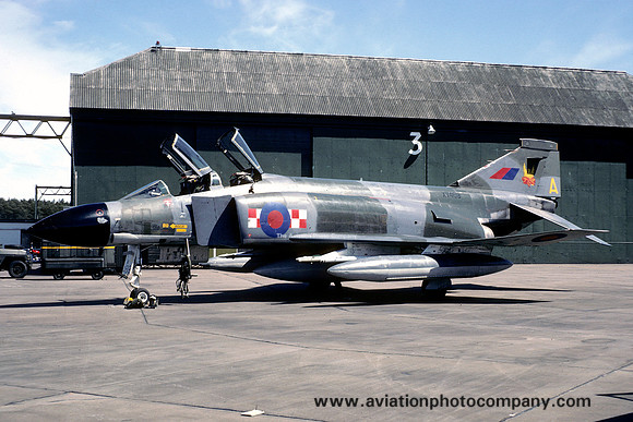 RAF 56 Squadron McDonnell F-4M Phantom FGR.2 XV469/A at RAF Lossiemouth (1978)