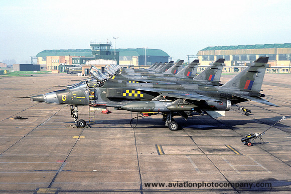 RAF 54 Squadron Sepecat Jaguar GR.1 XX721 at RAF Coltishall (1979)
