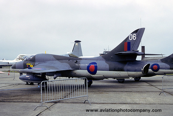 RAF 2 TWU Hawker Hunter T.7 XV619/06 (1979)