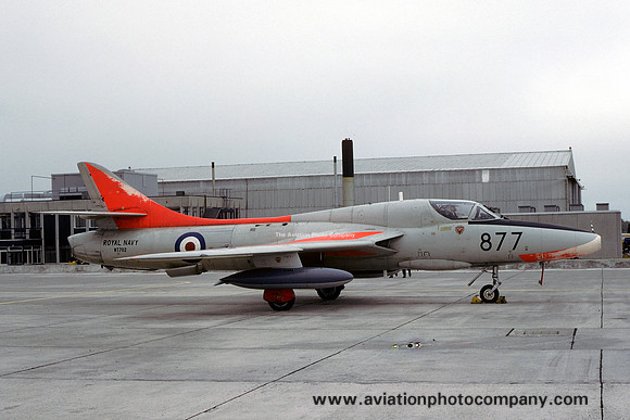 Royal Navy FRADU Hawker Hunter T.8C WT702/877 (1979)