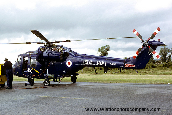 Royal Navy 702 Squadron Westland Lynx HAS.2 XZ238/SS450 (1979)