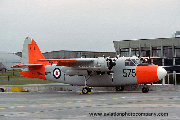 Royal Navy 750 Squadron Hunting Sea Prince T.1 WF122/CU575 (1979)