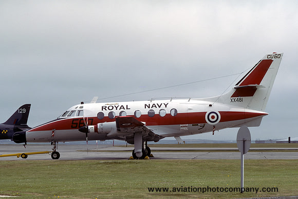 Royal Navy 750 Squadron Scottish Aviation Jetstream T.2 XX481/CU560 (1979)