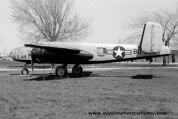 USAF North American B-25N Mitchell 44-30365 displayed at Chaunte AFB (1969)