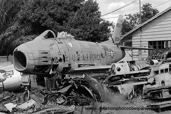 Ex USAF North American F-86H Sabre 52-2074