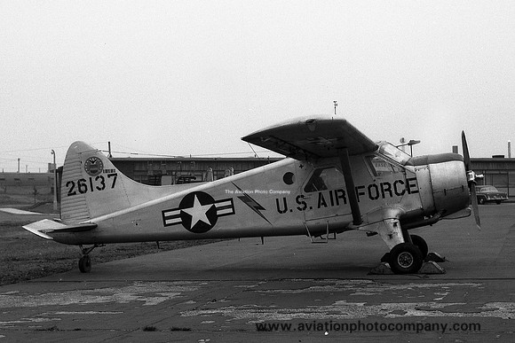 USAF 20 TFW DHC-2 U-6A Beaver 52-6137 (1960)