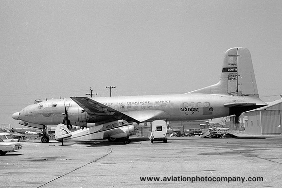 Ex USAF Douglas C-74A Globemaster 42-65412/N3183G stored at Long Beach (1960)