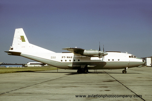 Algerian Air Force Antonov An-12 550/7T-WAE (1980)