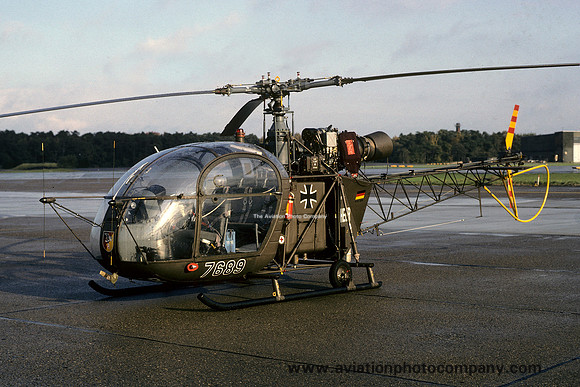 German Army MHFTR25 Sud Alouette II 76+89 (1981)