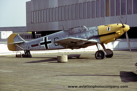German Air Force Messerschmitt Bf109 displayed at Rhein Main (1982)
