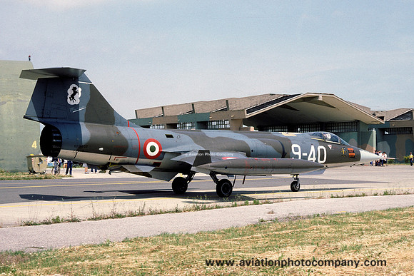 Italian Air Force 9 Stormo Lockheed F-104S Starfighter MM6702/9-40 (1981)