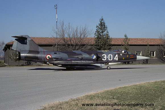 Italian Air Force 3 Stormo Lockheed F-104G Starfighter "3-04 (1981)