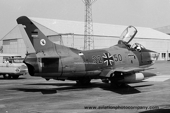 German Air Force FIAT G-91R 32+50 at RAF Luqa