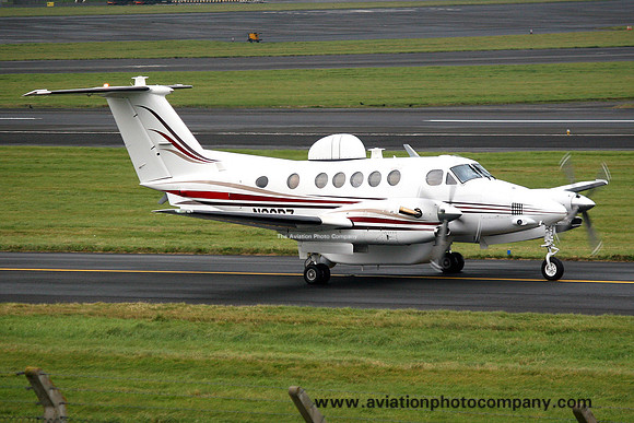 US Army Beech 300 Super King Air 300LW (MC-12W) N80BZ at Prestwick (2009)