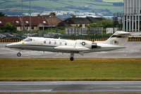 USAF Connecticut ANG Learjet C-21A 84-0096 at Prestwick (2009)