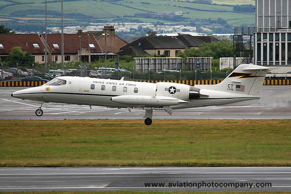 USAF Connecticut ANG Learjet C-21A 84-0096 at Prestwick (2009)