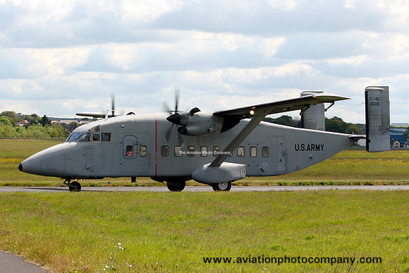 US Army Florida ArNG Short C-23B Sherpa 93-1326 at Prestwick (2009)