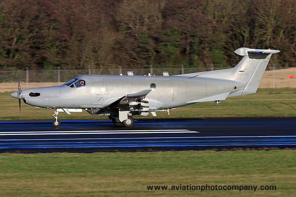 USAF Pilatus U-28A Draco 08-0835 at Prestwick (2018)