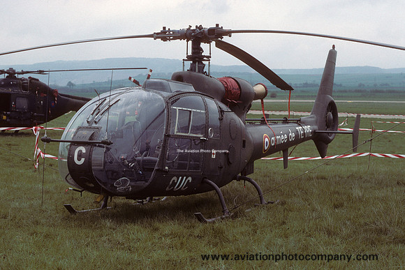 French Army 7 RHC Aerospatiale SA.341F Gazelle 1451/CUC (1984)