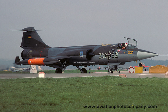 German Air Force JBG34 Lockheed F-104G Starfighter 23+92 (1984)