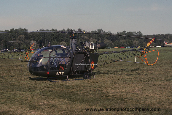 Belgian Army Sud Alouette II A03 (1979)