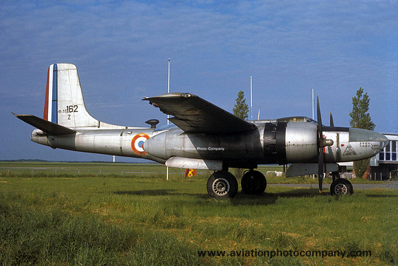 French Air Force Douglas B-26B Invaderr 49-39162 displayed at Blois (1977)