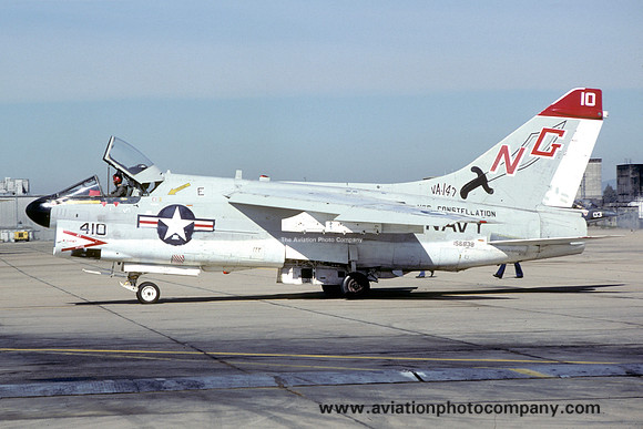 US Navy VA-147 LTV A-7E Corsair 156838/NG-410 (1978)