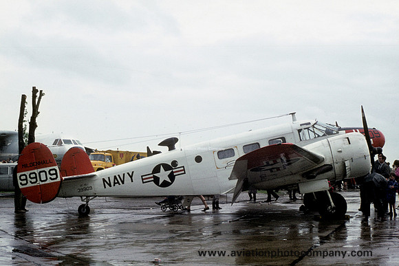 US Navy Mildenhall Station Flight Beech UC-45J Expeditor 39909
