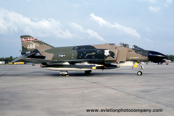 USAF North Dakota ANG 178 FIS McDonnell F-4D Phantom 64-0968 at Fargo (1978)