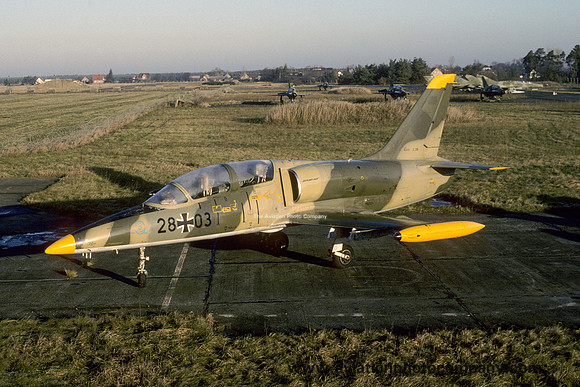 German Air Force FBG Aero Vodochody L-39ZO Albatros 28+03 (1994)