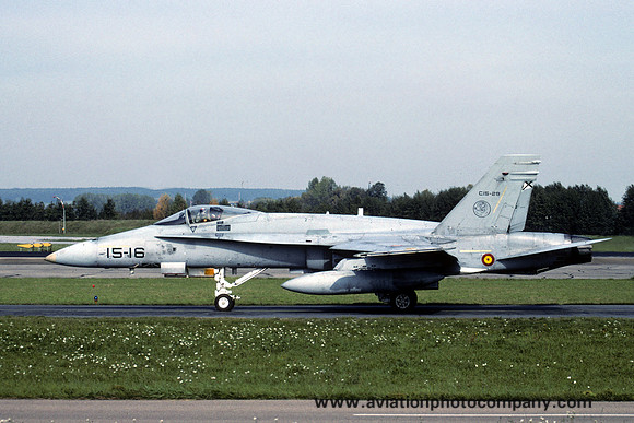 Spanish Air Force Ala 15 McDonnell Douglas EF-18A Hornet C.15-29/15-16 (1994)