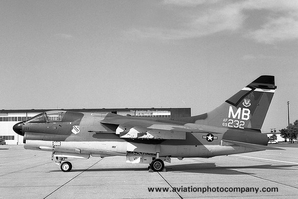 USAF 354 TFW LTV A-7D Corsair 69-6232/MB (1973)