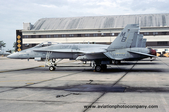 US Marines VMFA-142 McDonnell Douglas F/A-18A Hornet 162430/MB-07 (1992)