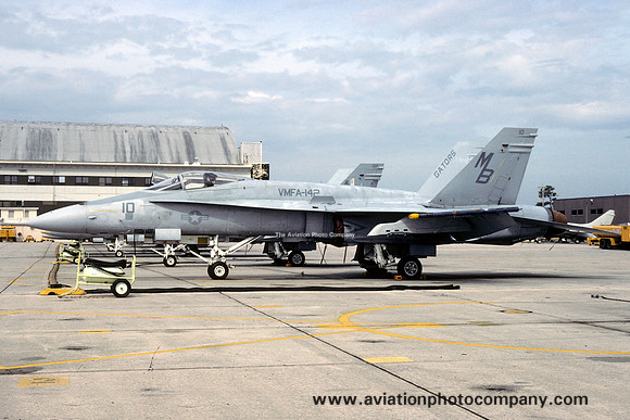 US Marines VMFA-142 McDonnell Douglas F/A-18A Hornet 162428/MB-10 (1992)