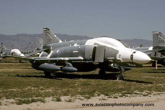 USAF 3 TFW McDonnell F-4E Phantom 71-0240/PN at AMARC Davis Monthan (1992)