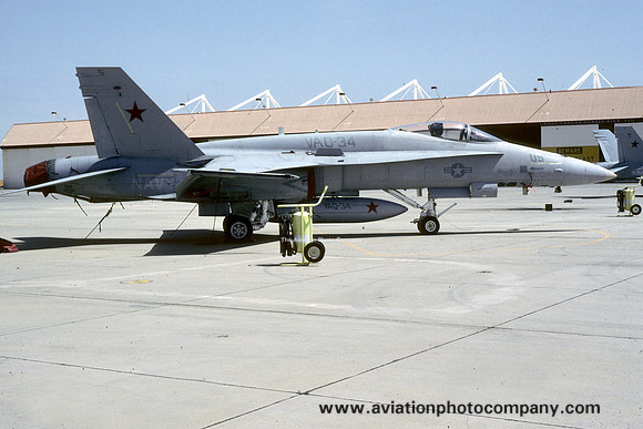 US Navy VAQ-34 McDonnell Douglas F/A-18A Hornet 161739/05 (1992)