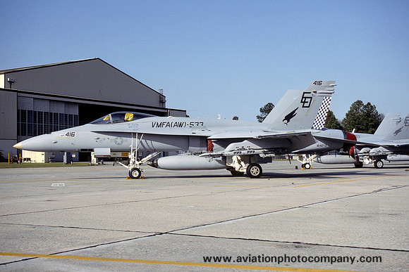 US Marines VMFA(AW)-533 McDonnell Douglas F/A-18C Hornet 164273/ED-416 (1993)