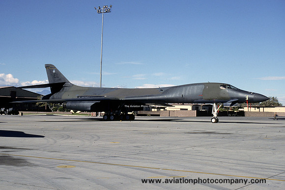 USAF 28 BW Rockwell B-1B Lancer 85-0085/EL at Nellis AFB (1993)
