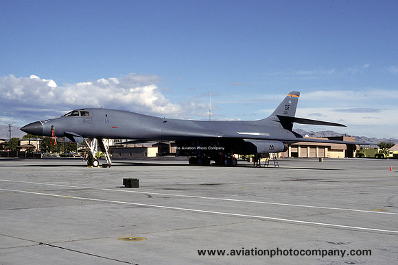 USAF 319 BW Rockwell B-1B Lancer 86-0110/GF at Nellis AFB (1993)