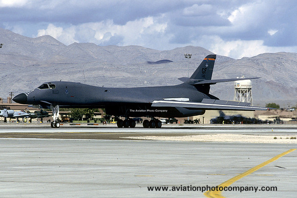 USAF 319 BW Rockwell B-1B Lancer 86-0112/GF at Nellis AFB (1993)