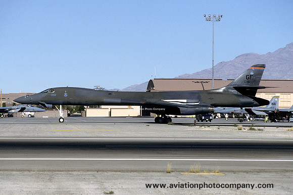 USAF 319 BW Rockwell B-1B Lancer 86-0116/GF at Nellis AFB (1993)