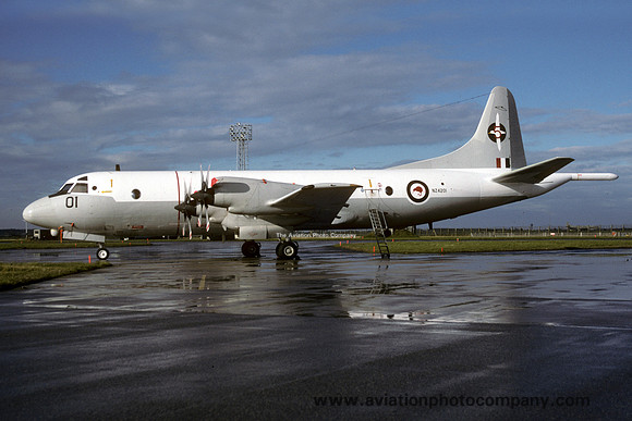 RNZAF 5 Squadron Lockheed P-3K Orion NZ4201 at RAF Kinloss (1995)