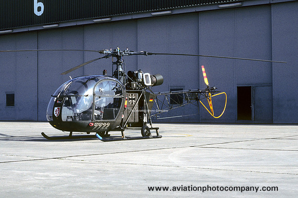 German Army HFS2 Sud Alouette II 77+22 (1993)