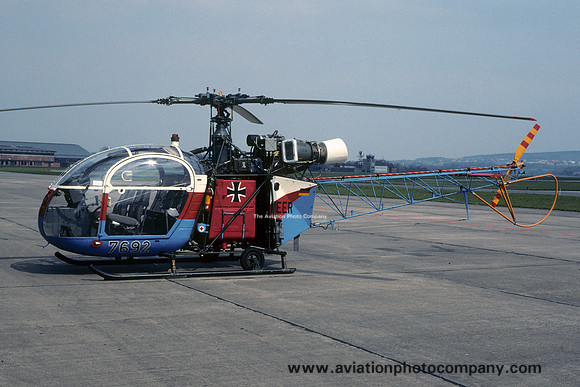 German Army Sud Alouette II 76+92 (1995)