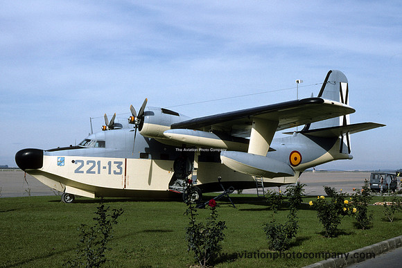 Spanish Air Force Grumman HU-16B Albatross AN.1B-13/221-13 displayed at Moron AB (1995)