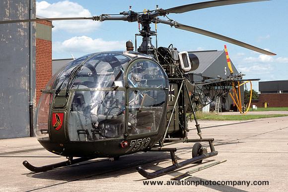 German Army HFWS Sud Alouette II 75+13 (1995)